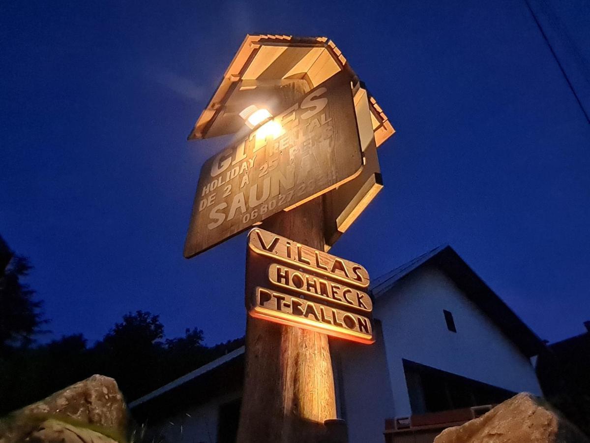 Locations Des 3 Sommets Avec Sauna Et Spa En Alsace Sondernach Exterior photo