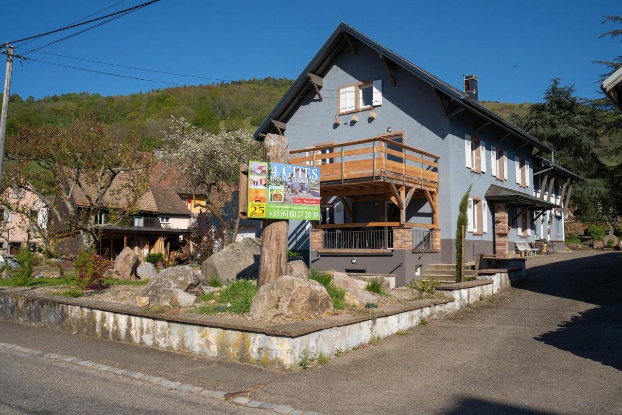 Locations Des 3 Sommets Avec Sauna Et Spa En Alsace Sondernach Exterior photo