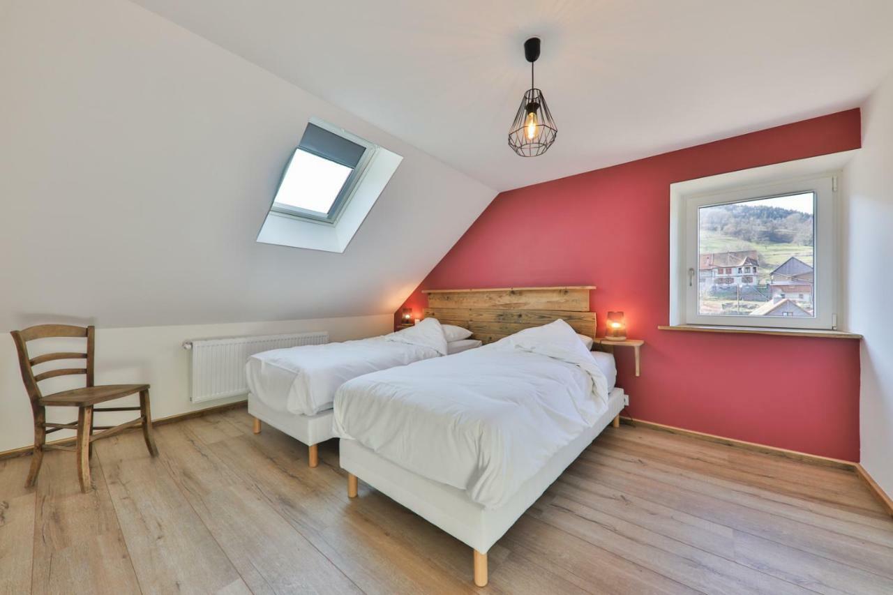 Locations Des 3 Sommets Avec Sauna Et Spa En Alsace Sondernach Exterior photo